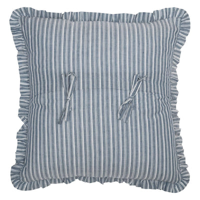 VHC Brands Sawyer Mill 18x18 Inch Square Accent Throw Pillow, Windmill, Blue