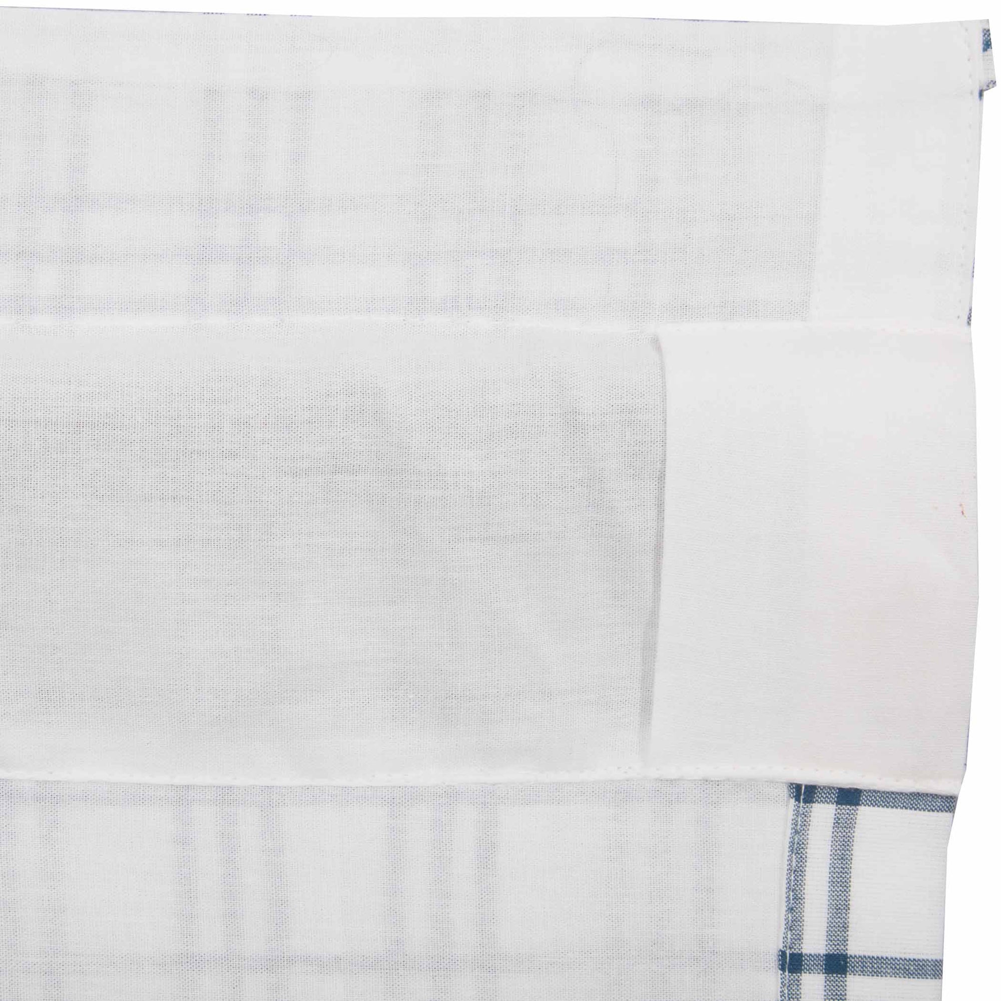VHC Brands Sawyer Mill Plaid Window Curtain Prairie Swag Set (2) (Open Box)