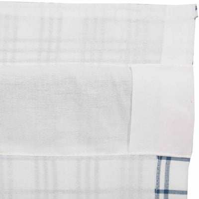 VHC Brands Sawyer Mill Plaid Window Curtain Prairie Swag Set (2) (Open Box)