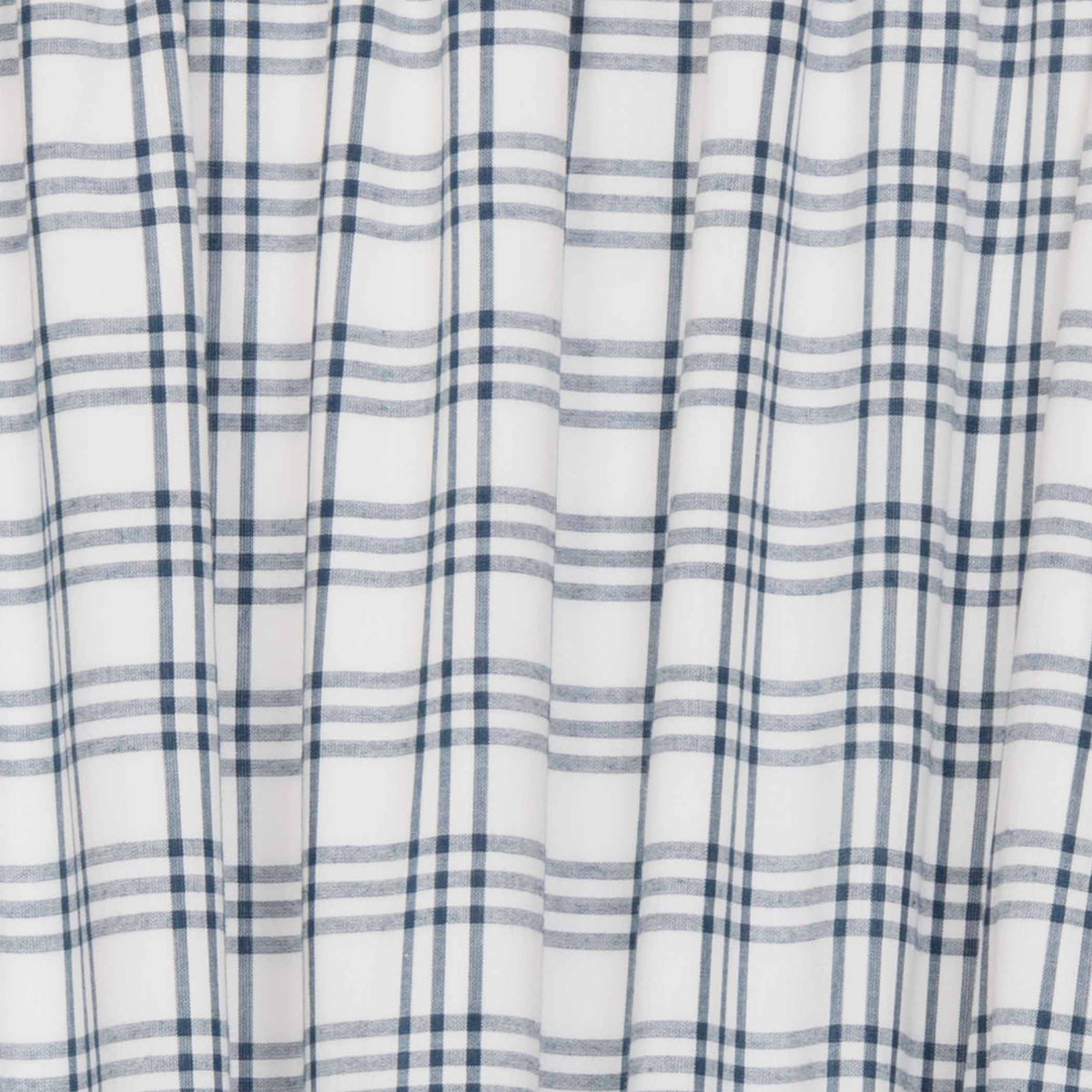 VHC Brands Sawyer Mill Plaid Window Curtain Prairie Swag Set (2) (Open Box)
