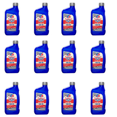 VP Racing Fuels 2687 Traditional Non Synthetic Racing Oil Quart SAE 60 (12 Pack)