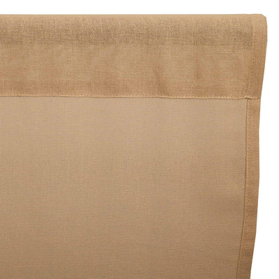 VHC Brands Tobacco Cloth Sheer Cotton Farmhouse Curtains Panel Set, Khaki Tan
