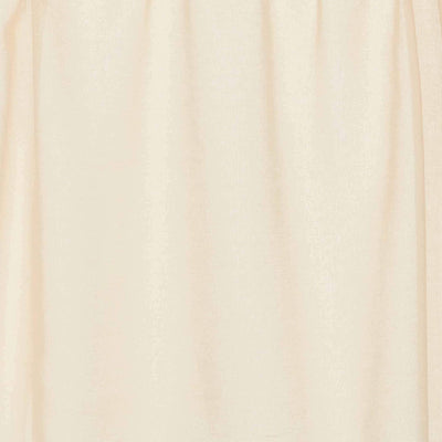 VHC Brands Tobacco Cloth Sheer Cotton Farmhouse Curtains Panel Set, Natural