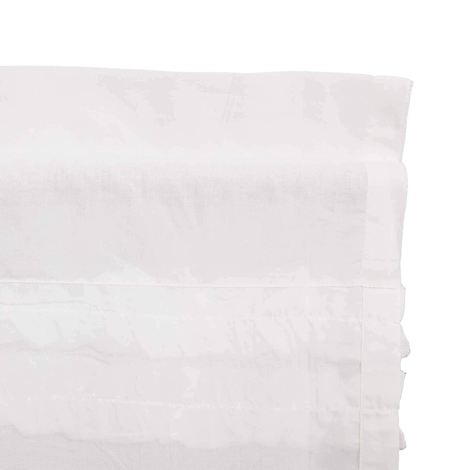 VHC Brands Window Curtain Ruffled Sheer Petticoat Swag Set (2 Panels) (Open Box) - VMInnovations