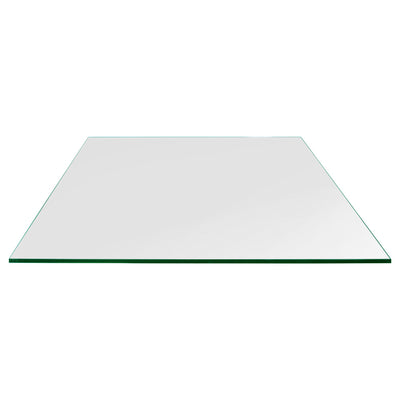 Dulles Glass 36 x 48 Inch Rectangular 1/4 Inch Thick Tempered Glass Table Top