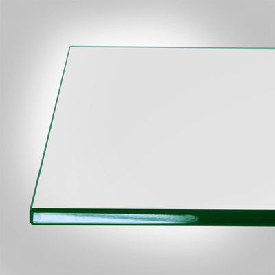 Dulles Glass 36 x 48 Inch Rectangular 1/4 Inch Thick Tempered Glass Table Top