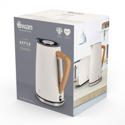 Swan 1.7L Stainless Steel Nordic Style Cordless Rapid Boil Kettle (Used)