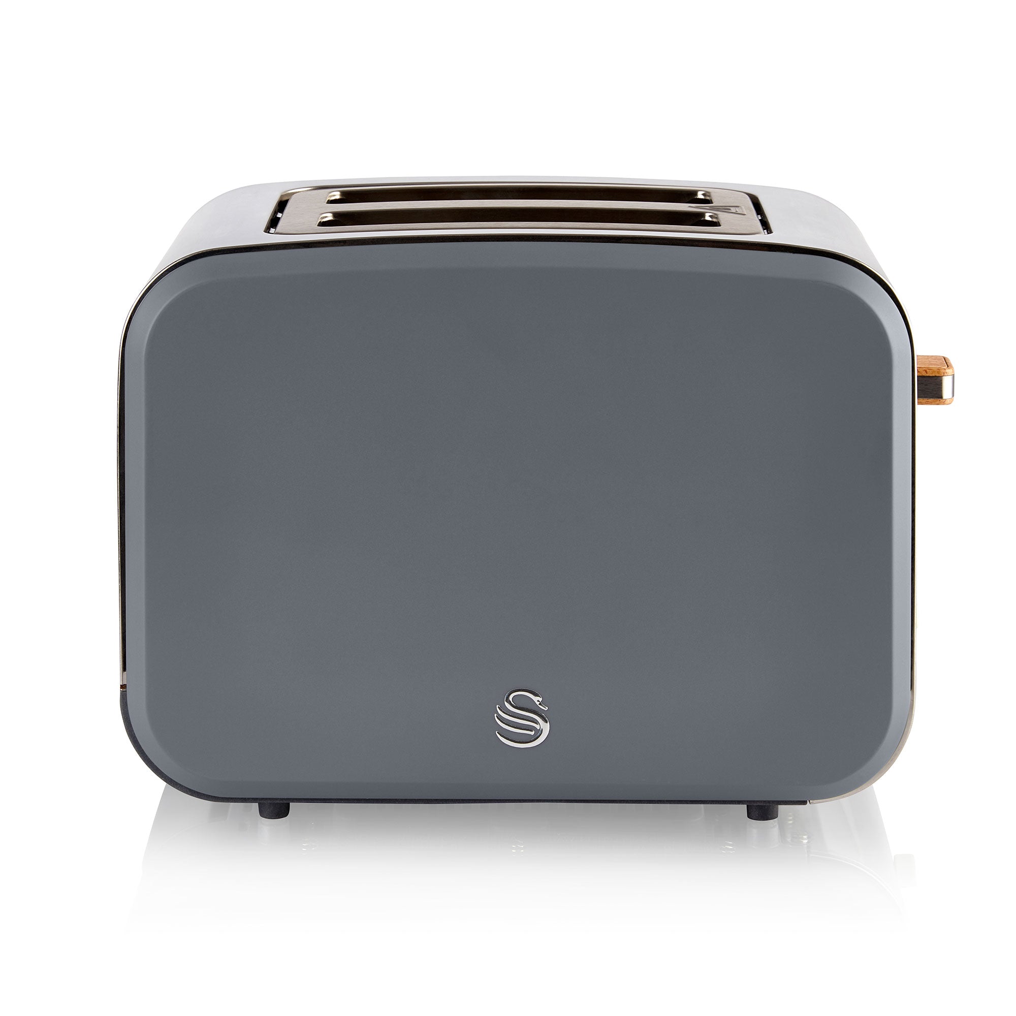 Salton Swan Nordic Toaster 2 Slice w/ 6 Power Settings & Crumb Tray (Used) - VMInnovations
