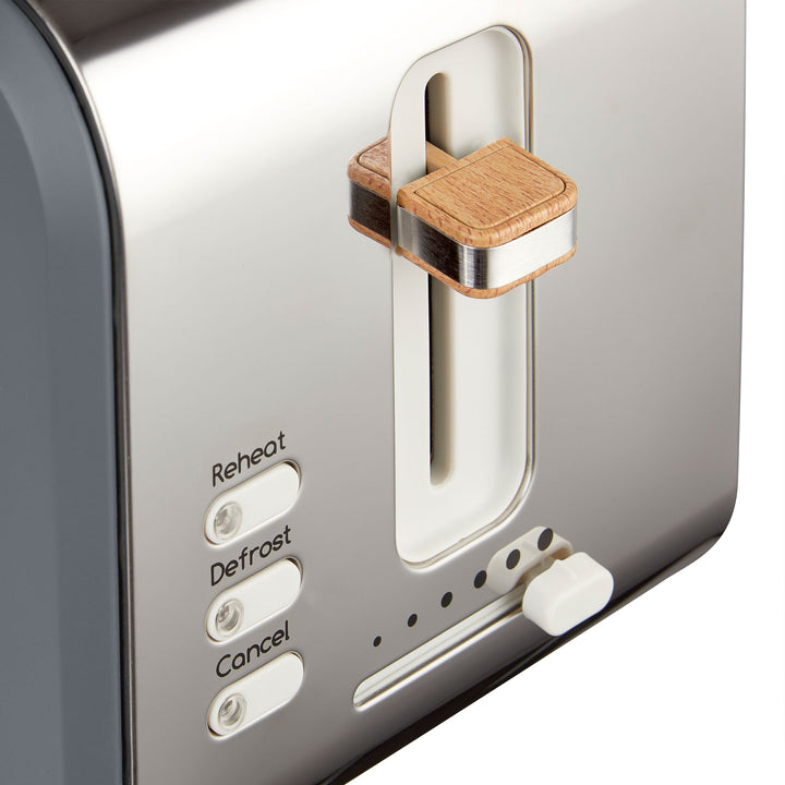 Salton Swan Nordic Toaster 2 Slice w/ 6 Power Settings & Crumb Tray (Open Box)