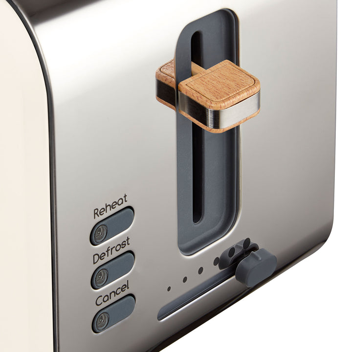Salton Swan Nordic Toaster 2 Slice w/6 Power Settings & Crumb Tray (Open Box) - VMInnovations