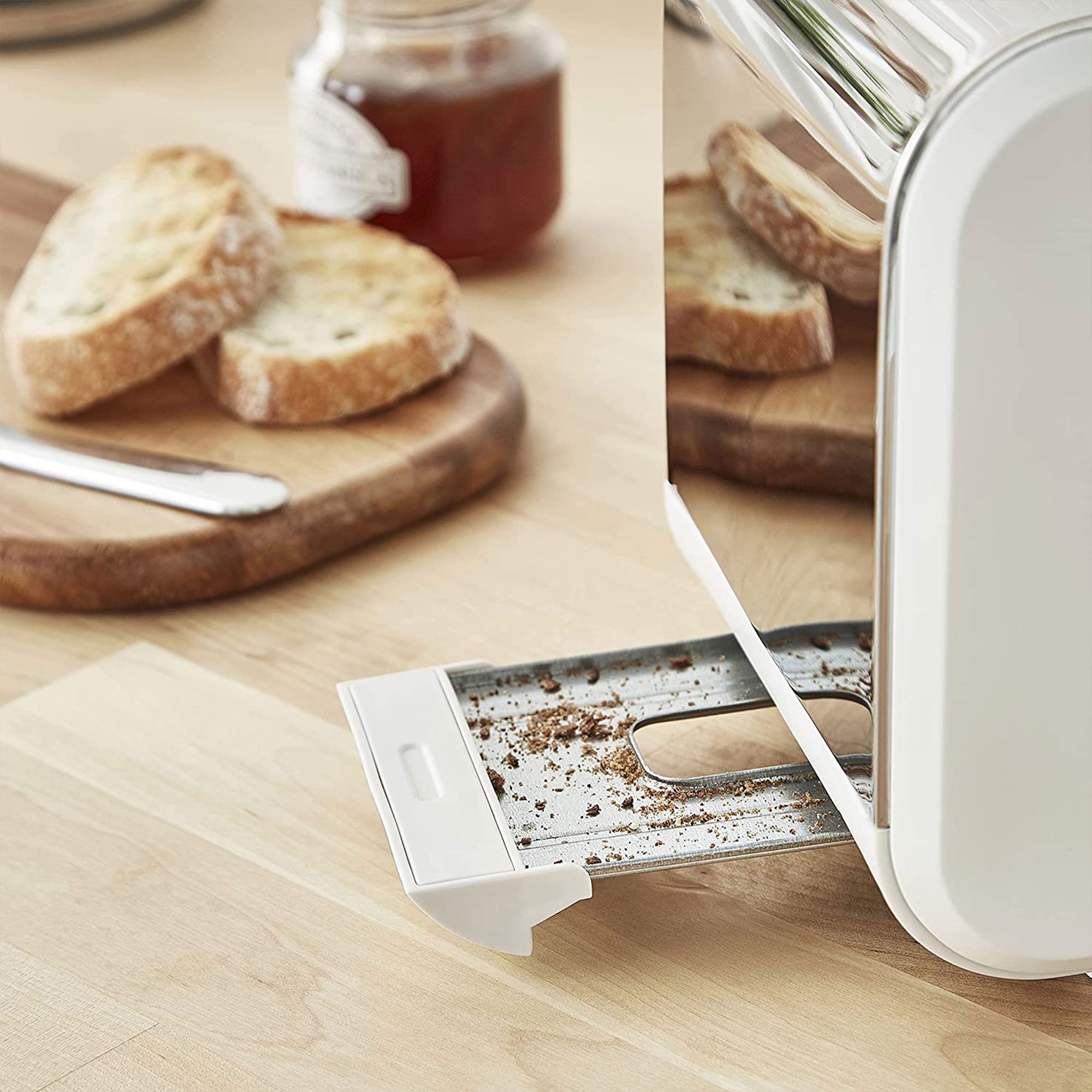 Salton Swan Nordic Toaster 2 Slice w/6 Power Settings & Crumb Tray (Used) - VMInnovations