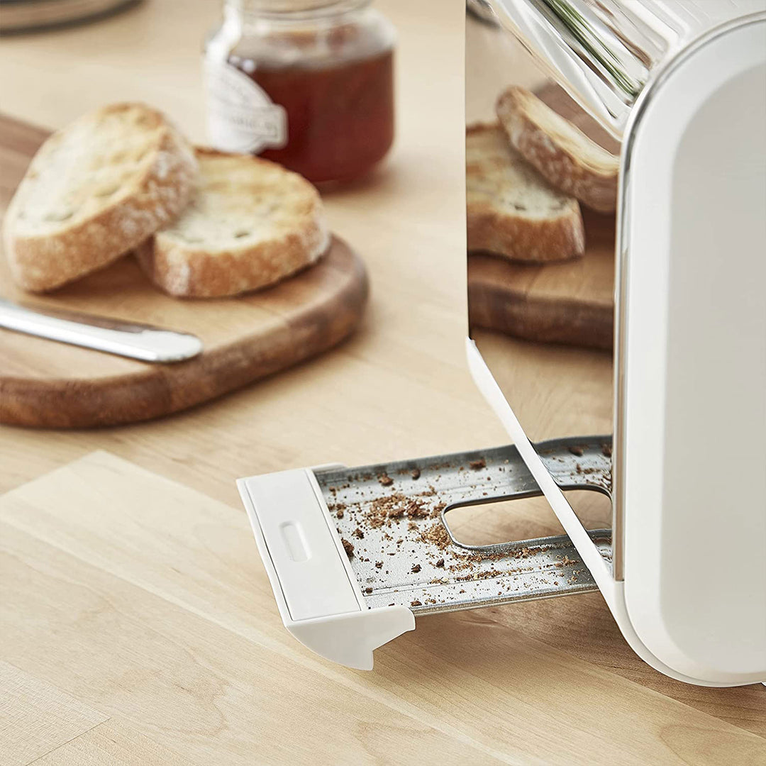 Salton Swan Nordic Toaster 2 Slice w/6 Power Settings & Crumb Tray (Open Box) - VMInnovations
