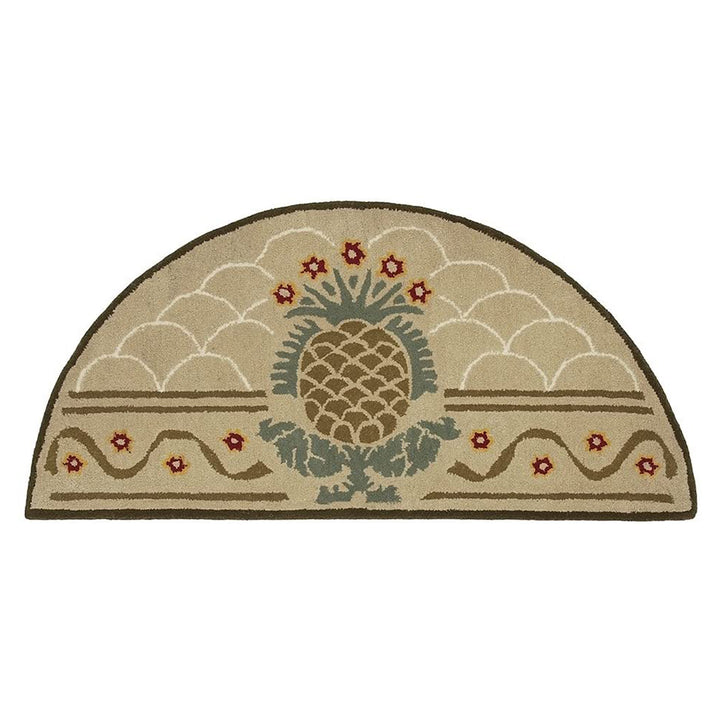 Minuteman International Half Round Hospitality Wool Fireplace Hearth Rug (Used) - VMInnovations