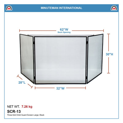 Minuteman International Folding Child Guard for Wood Burning Stoves (For Parts) - VMInnovations