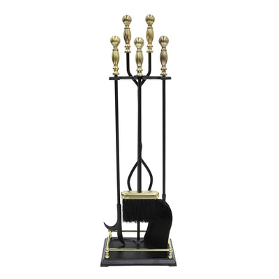 Minuteman International Oxford 5 Piece Fireplace Toolset (Open Box)
