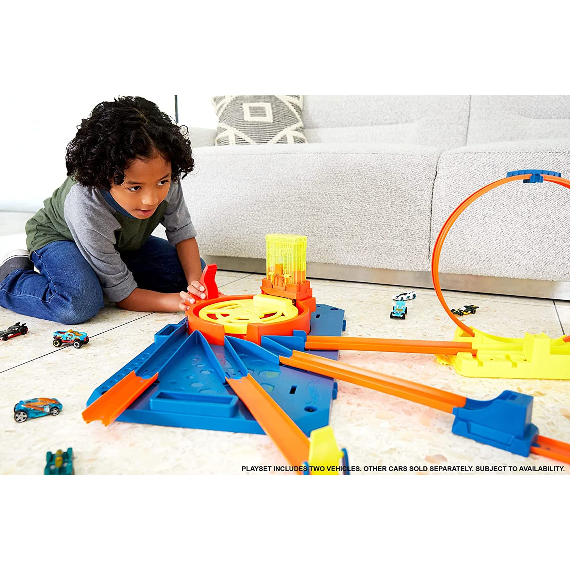 Hot Wheels Track Builder Unlimited Rapid Launch Builder Box, for Kids 6+ (Used)