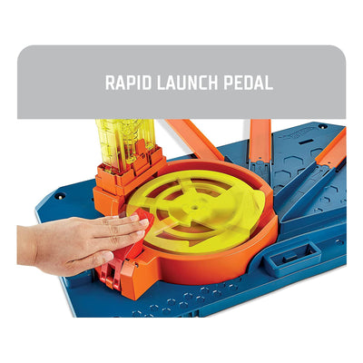 Hot Wheels Track Builder Unlimited Rapid Launch Builder Box, for Kids 6+ (Used)