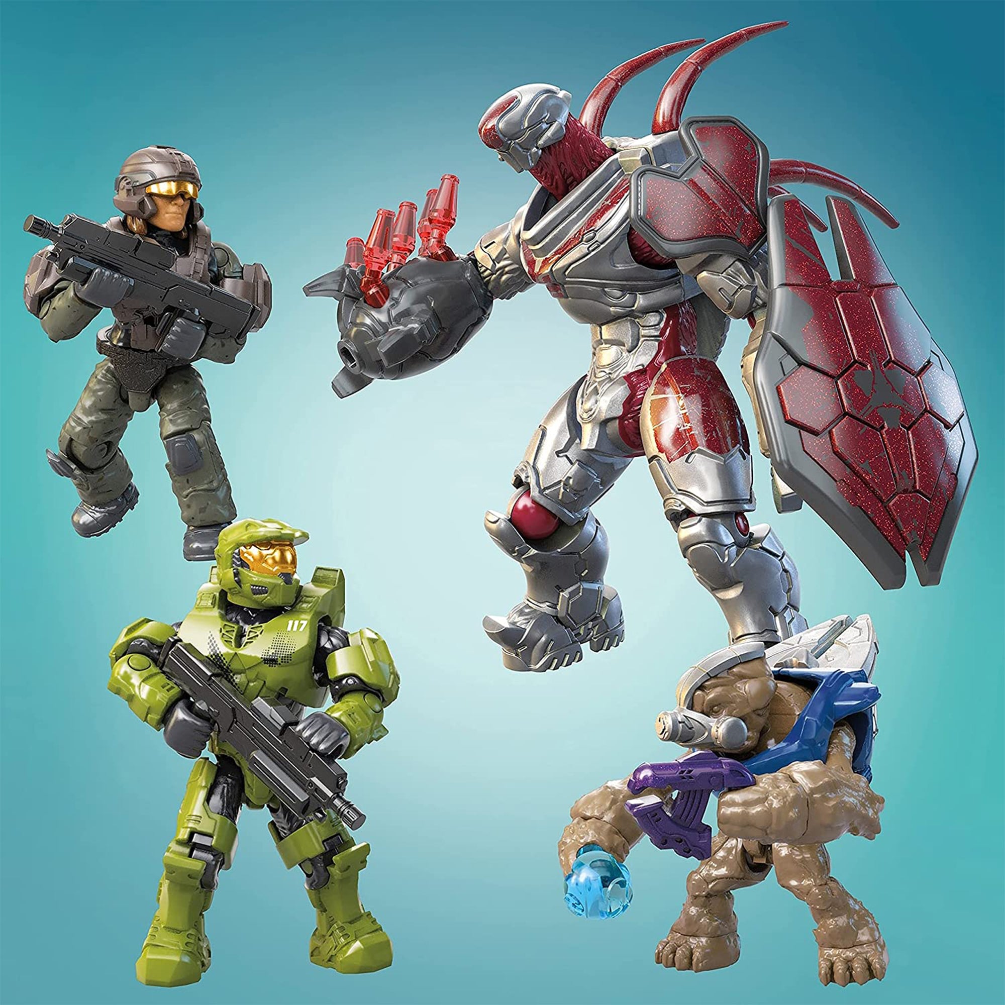 Mega Construx Halo Infinite UNSC Wasp Onslaught 2 in 1 Building Set, 406 Pieces