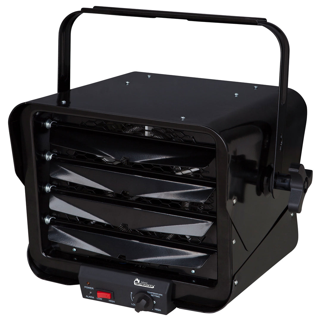 Dr. Heater 240V Hardwired Garage Commercial Heater, 3000W/6000W, Black (Used)