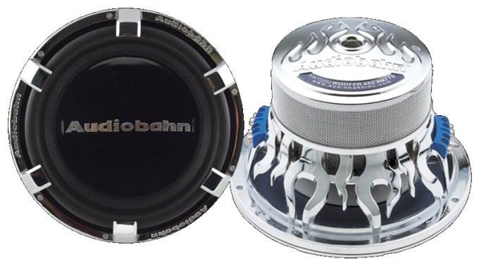 AUDIOBAHN AW1000J 10" 600W Car Audio Subwoofer Sub Power Woofer DVC 4 Ohm