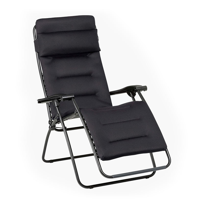 Lafuma R-Clip Batyline Relaxation Zero Gravity Recliner Chair, Acier (Open Box)