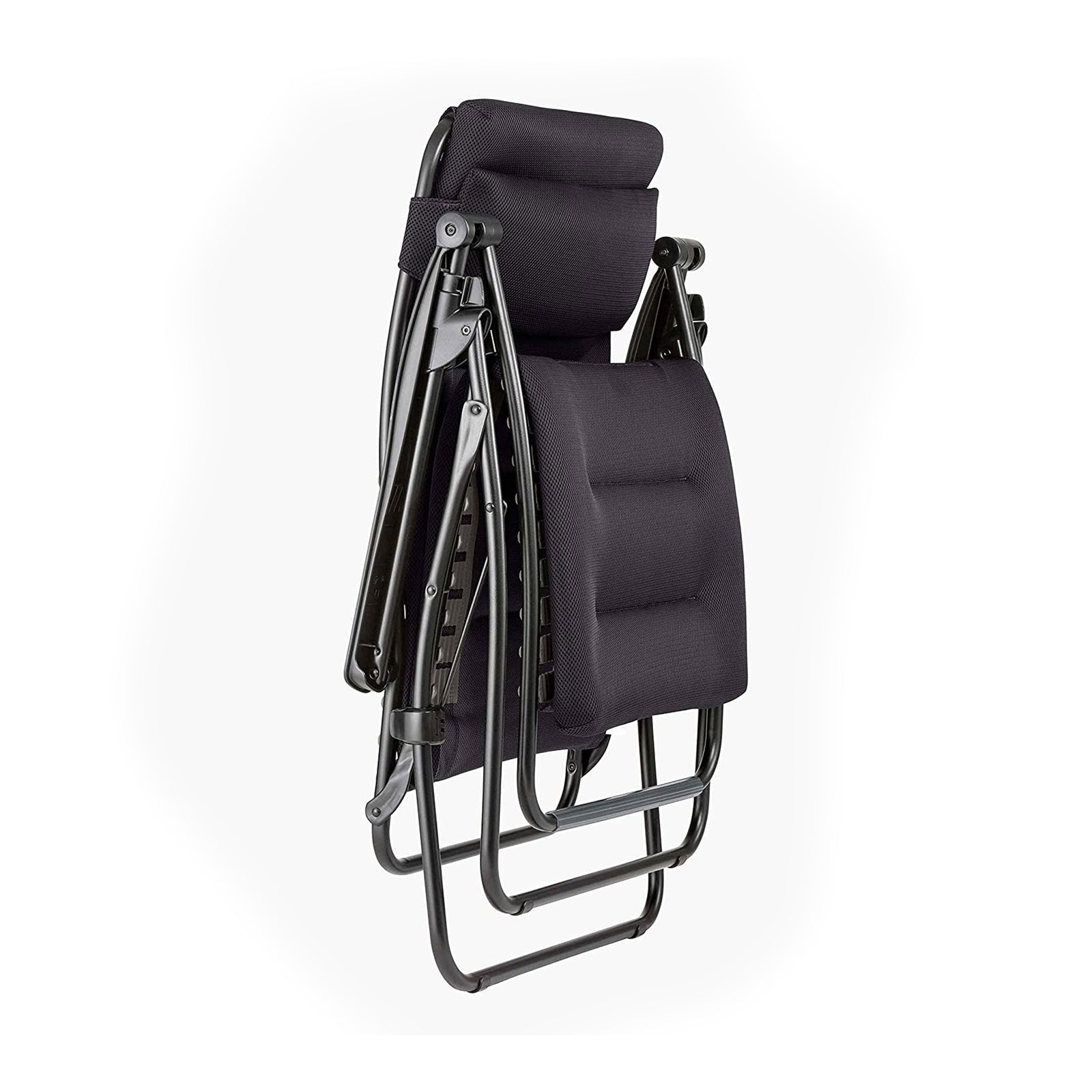 Lafuma R-Clip Batyline Relaxation Zero Gravity Lounge Recliner Chair, Acier - VMInnovations