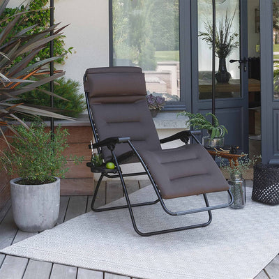 Lafuma R-Clip Relaxation Zero Gravity Lounge Recliner Chair, Taupe (Used)