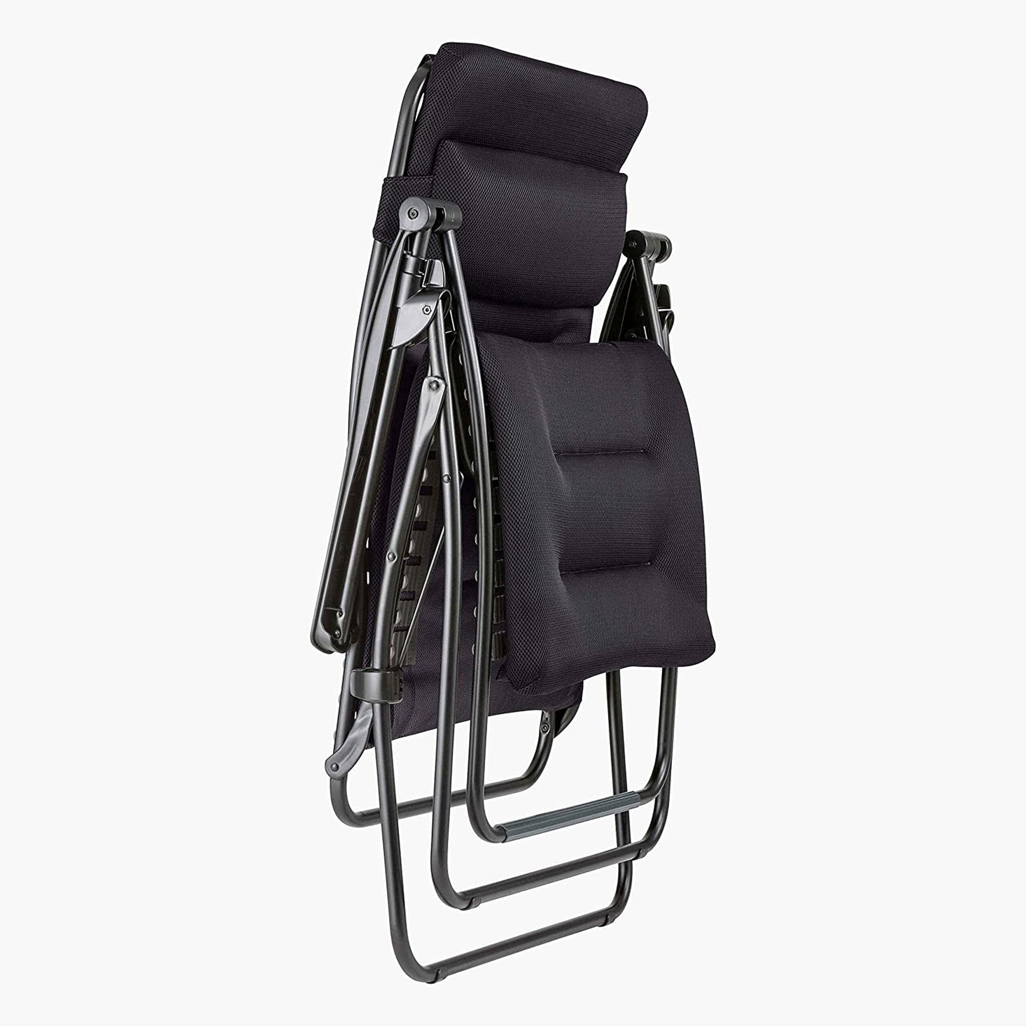 Lafuma R-Clip XL Relaxation Zero Gravity Lounge Recliner Chair, Acier (Open Box) - VMInnovations