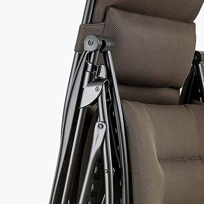 Lafuma R-Clip XL Relaxation Zero Gravity Lounge Recliner Chair, Taupe (Open Box) - VMInnovations