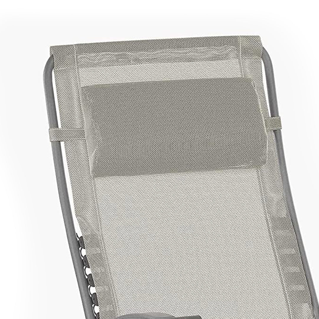 Lafuma R-Clip Relaxation Zero Gravity Lounge Recliner Chair, Seigle(Open Box)