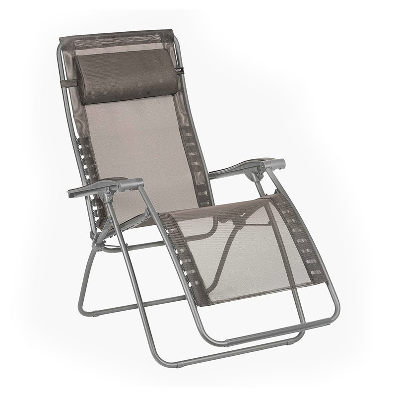Lafuma R-Clip Batyline Relaxation Zero Gravity Lounge Recliner Chair, Graphite