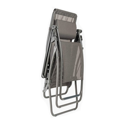Lafuma R-Clip Batyline Relaxation Zero Gravity Recliner Chair, Graphite (Used)