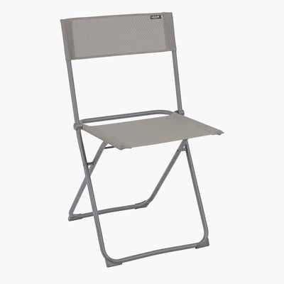 Lafuma Batyline Iso Fabric Folding Steel Frame Balcony Chair, Terre (2 Pack)