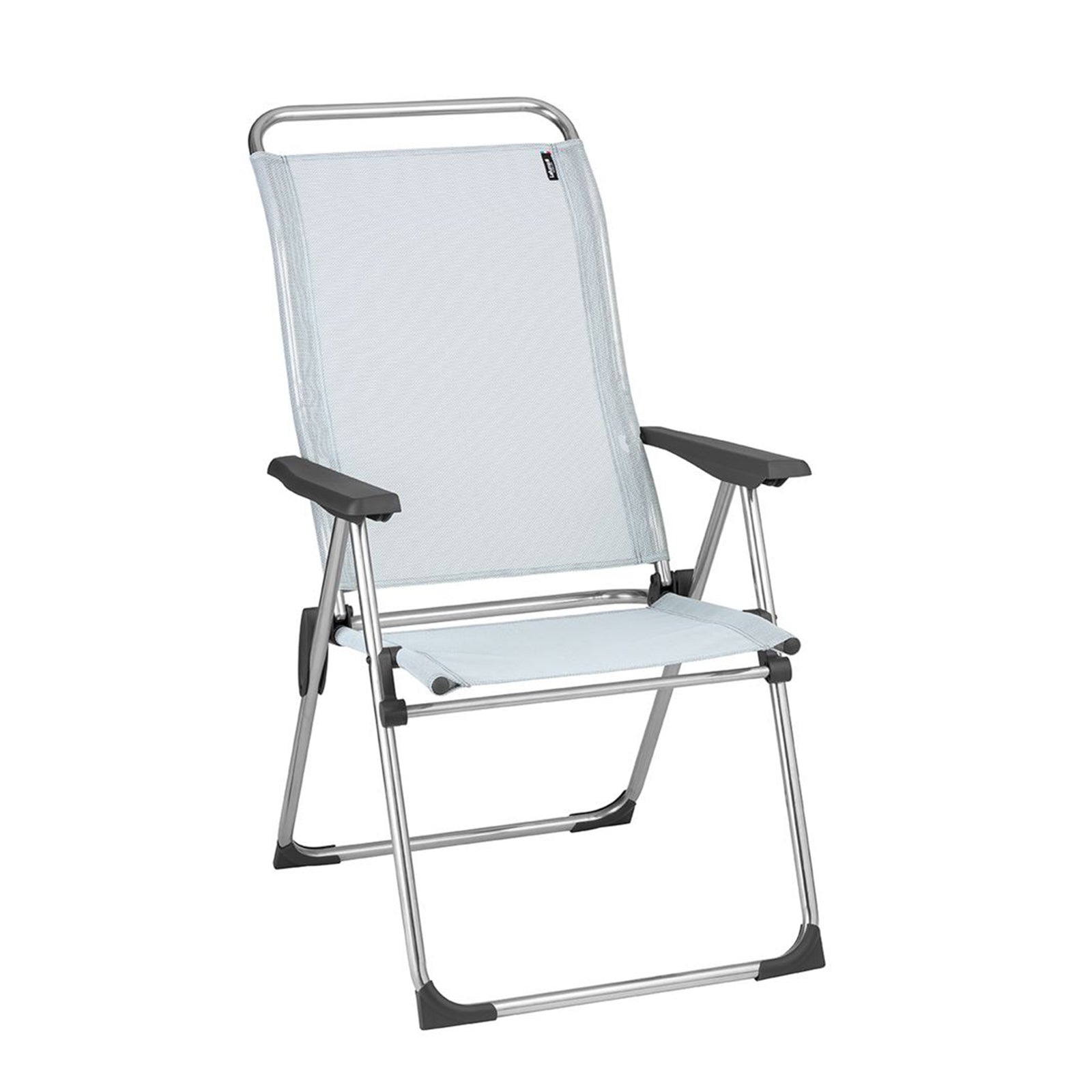 Alu Cham Batyline Folding Outdoor Camping Patio Sling Armchair, Ciel (Open Box) - VMInnovations