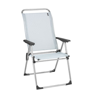Alu Cham Batyline Folding Outdoor Camping Patio Sling Armchair, Ciel (Open Box) - VMInnovations