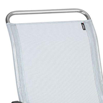 Alu Cham Batyline Folding Outdoor Camping Patio Sling Armchair, Ciel (Open Box) - VMInnovations