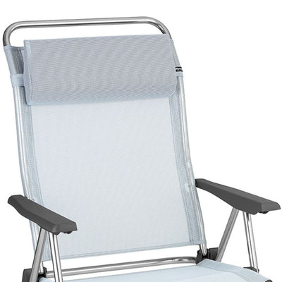Lafuma Alu Cham XL Folding Camping Patio Camp Mesh Sling Chair, Ciel (Used) - VMInnovations