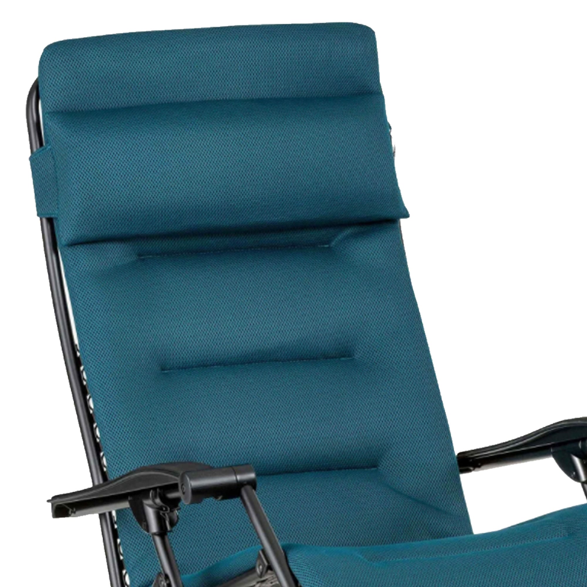 Lafuma Futura Air Comfort Folding Lawn Chair, Coral Blue (Open Box)