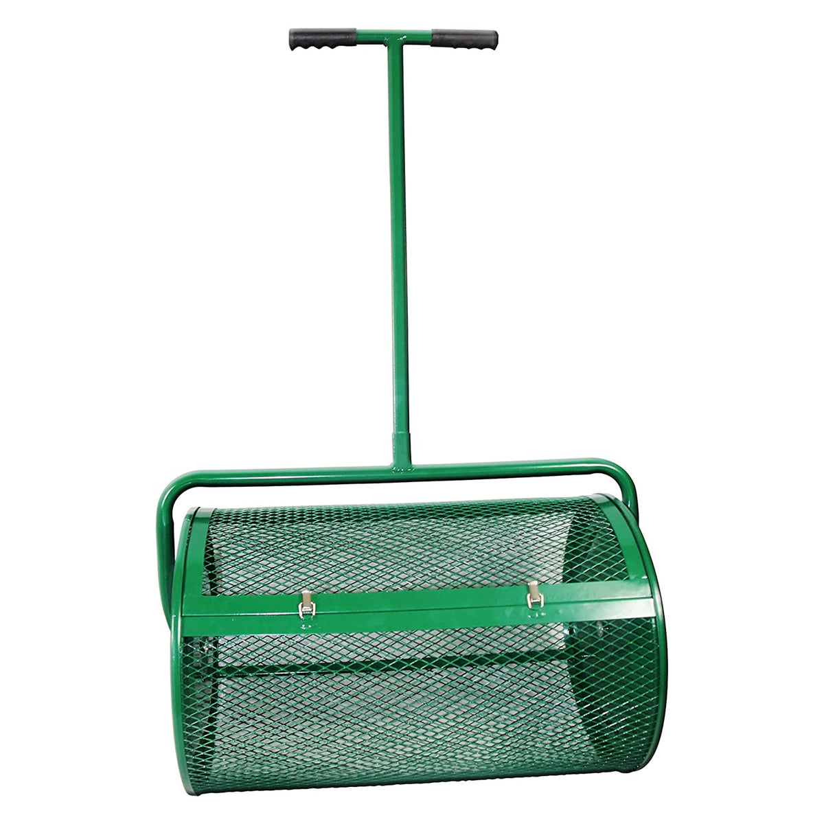 Landzie 24in Metal Lawn and Garden Topdressing Rolling Yard Spreader (Open Box)