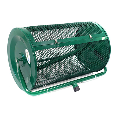 Landzie 24in Metal Lawn and Garden Topdressing Rolling Yard Spreader (Open Box)