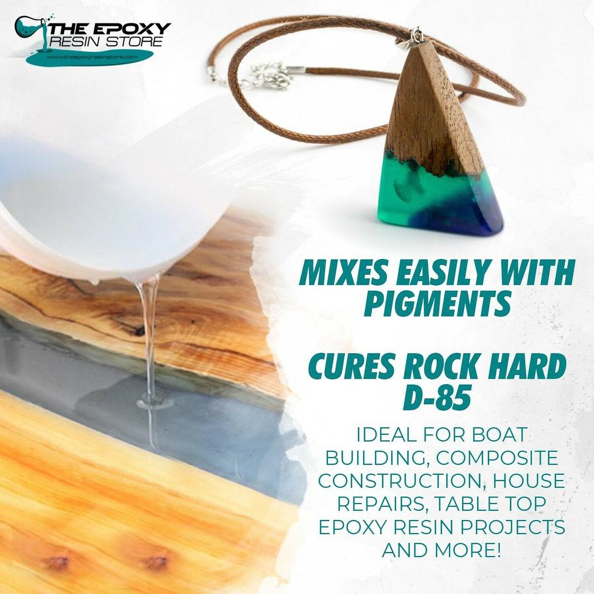 The Epoxy Resin Store Clearcast 7000 Jewelry Craft 2 Part Resin Kit, 2 Pack