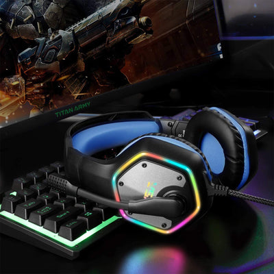 EKSA Plug In USB Gaming Headset for PC, PS4, and PS5 with Microphone (Open Box) - VMInnovations