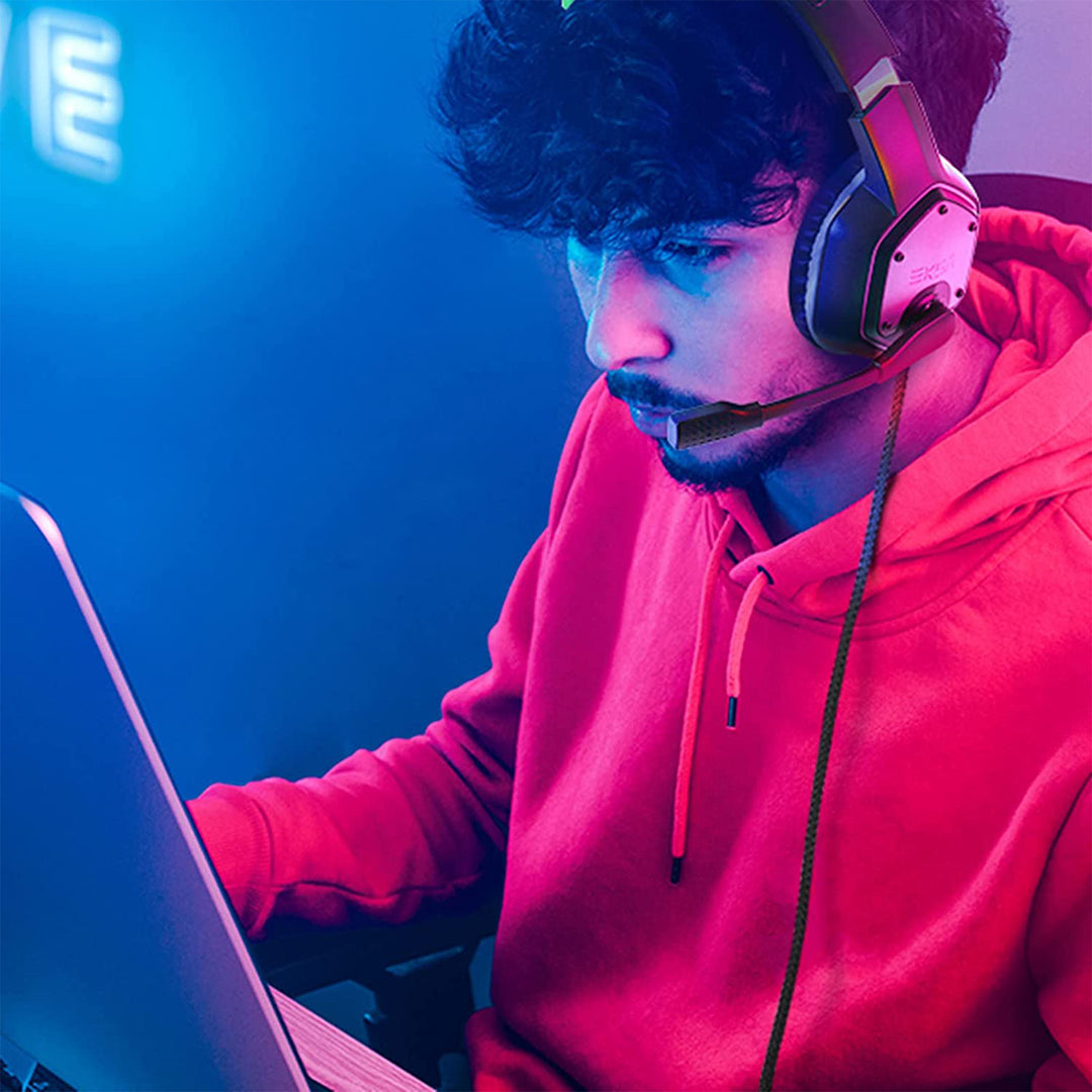 EKSA RGB Plug In USB Gaming Headset for PC, PS4, and PS5 w/Microphone (Open Box) - VMInnovations