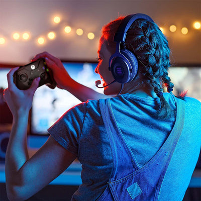 EKSA Gamer Headset with Detachable Microphone and T8 Gamer Headset with Lights