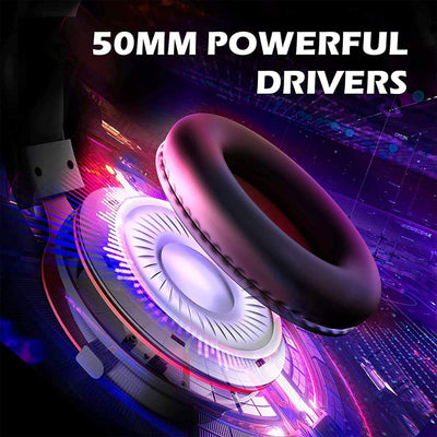 EKSA Gamer Headset with Detachable Microphone and T8 Gamer Headset with Lights - VMInnovations