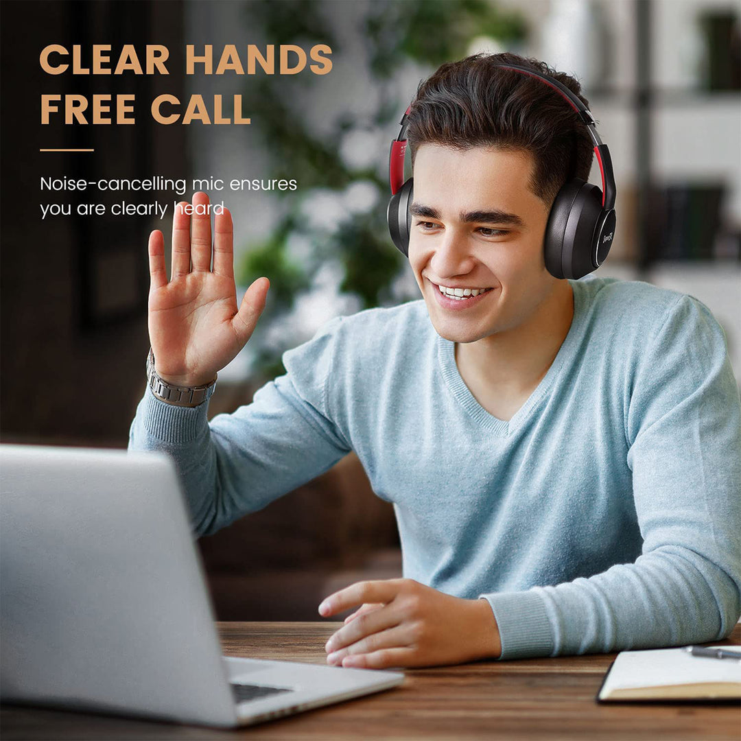 SuperEQ S1 Headphones with Bluetooth, Transparency, and ANC Mode, Black (Used) - VMInnovations