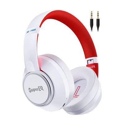 SuperEQ S1 Headphones with Bluetooth, Transparency, and ANC Mode, White (Used) - VMInnovations