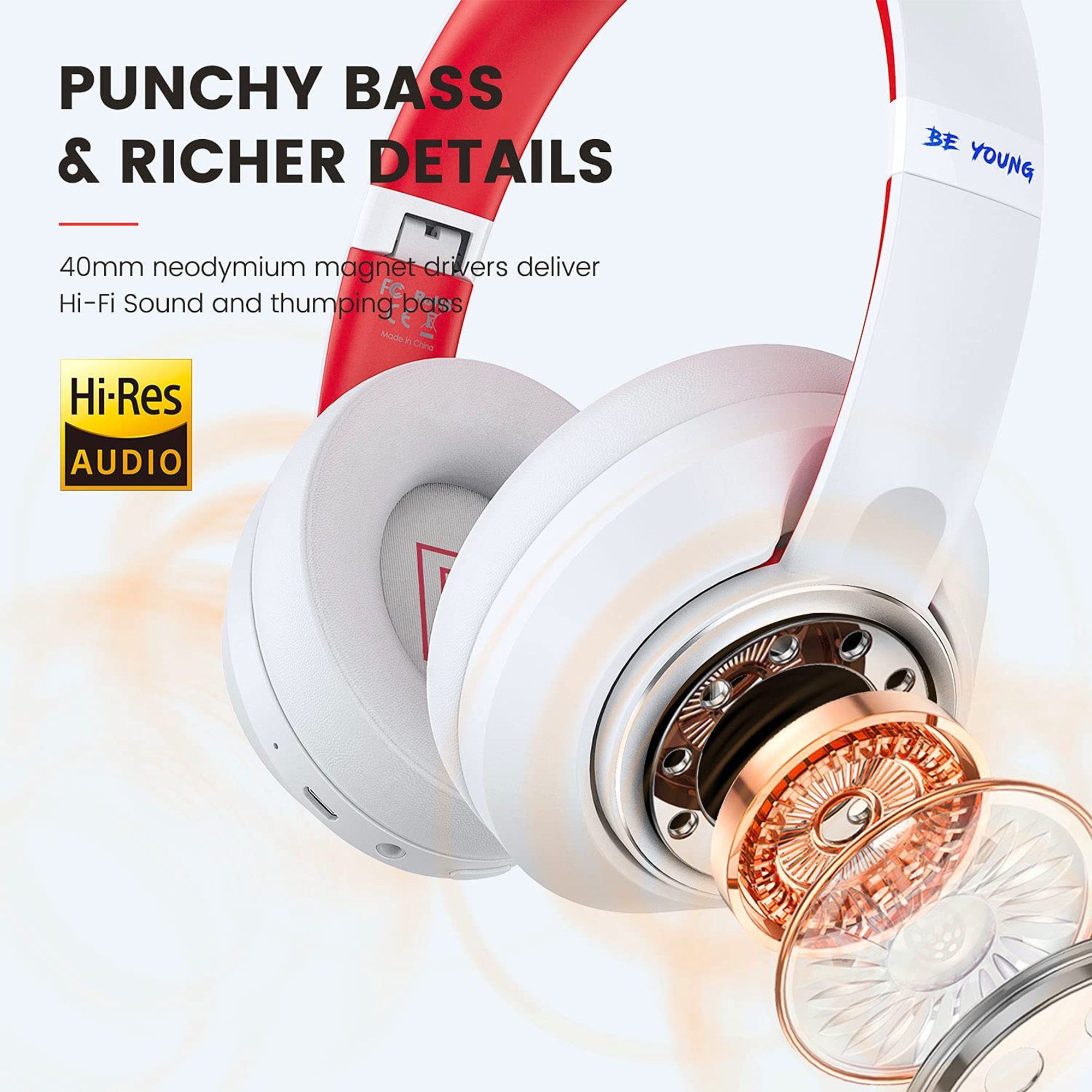 Hybrid Headphones with Bluetooth, Transparency, and ANC Mode (Open Box) - VMInnovations
