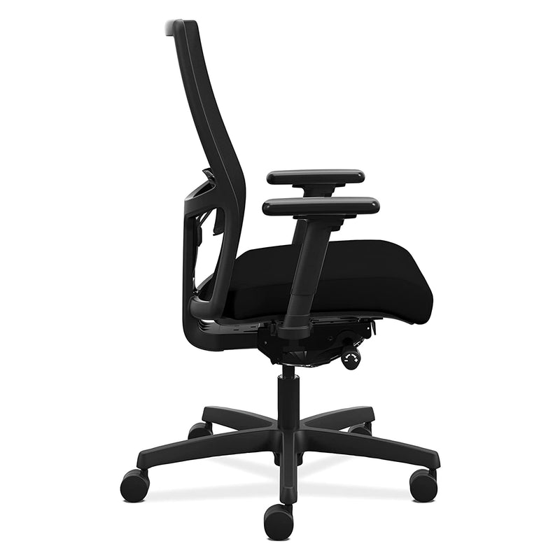 Hon Ignition 2.0 Mesh Back Adjustable Office Task Chair with Synchro Tilt, Black