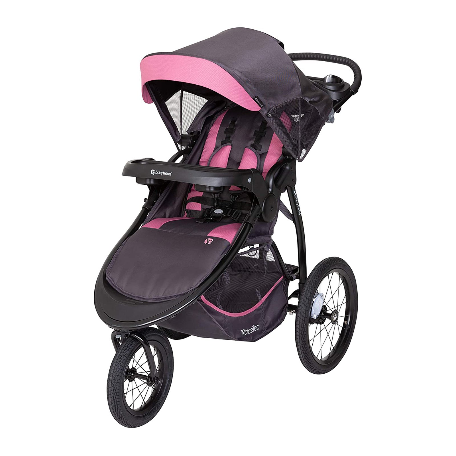 Baby Trend Expedition Race Tec Jogger Baby Foldable Stroller, Cassis (Open Box) - VMInnovations